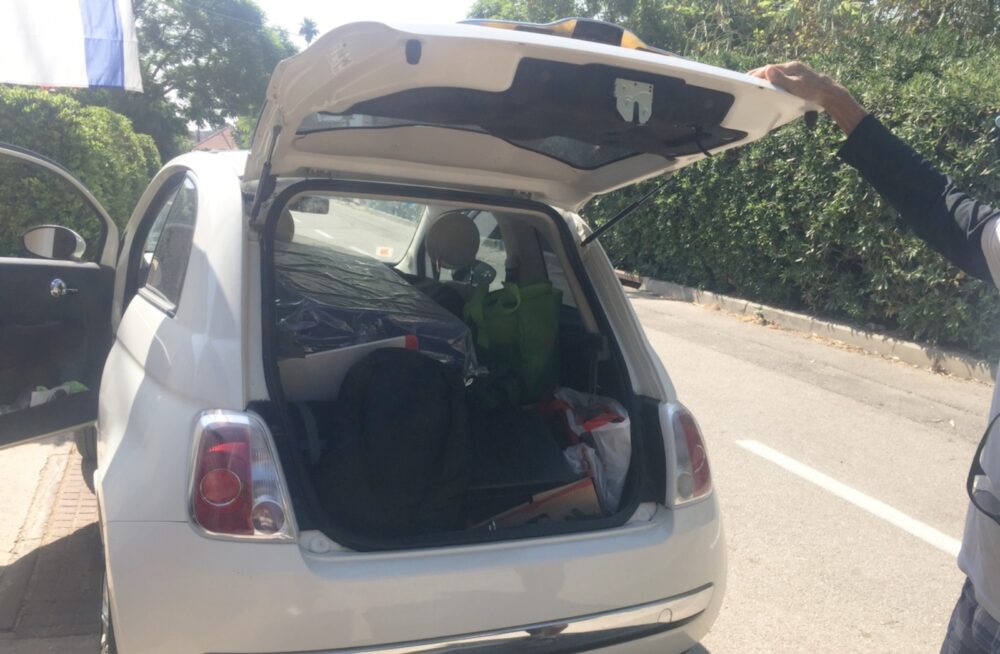 A car full of camping gear. Photo by Diana Bletter