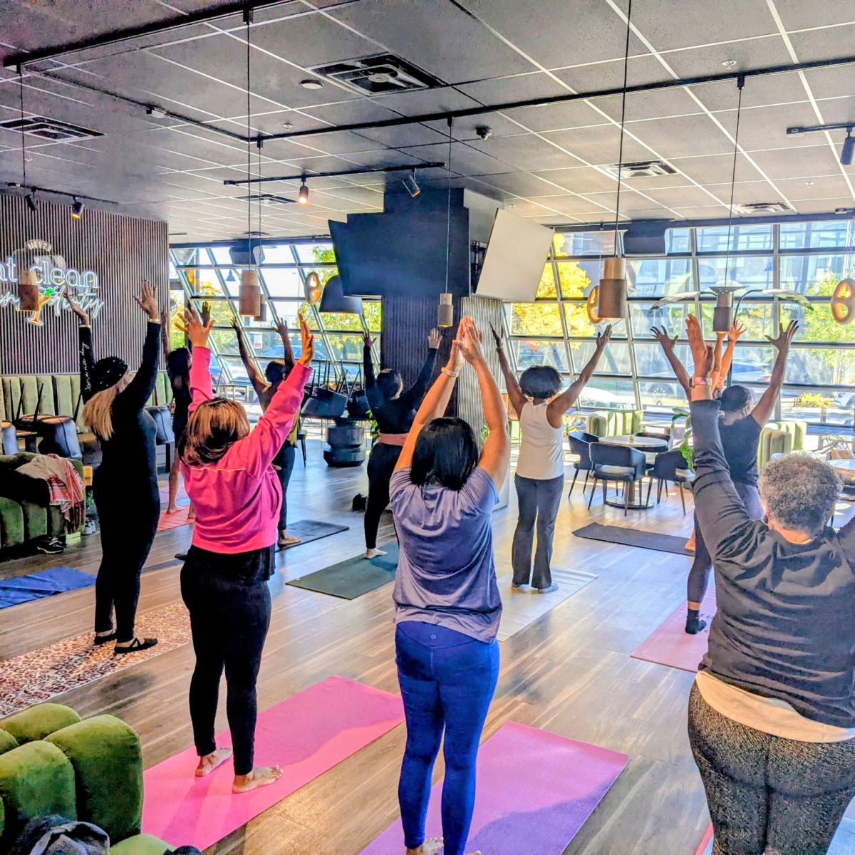 Yoga, Mimosas & Community: Bar V 2.0 Hosts a Wellness Experience with Charmain Lewis