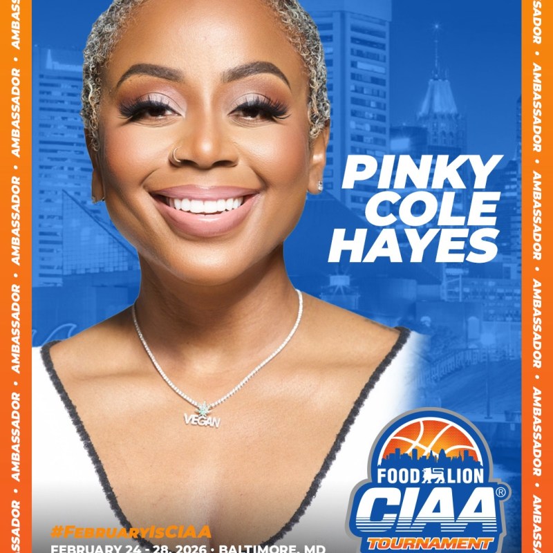 Pinky Cole Hayes Named 2026 CIAA Tournament Ambassador, Bringing Baltimore Pride Center Court
