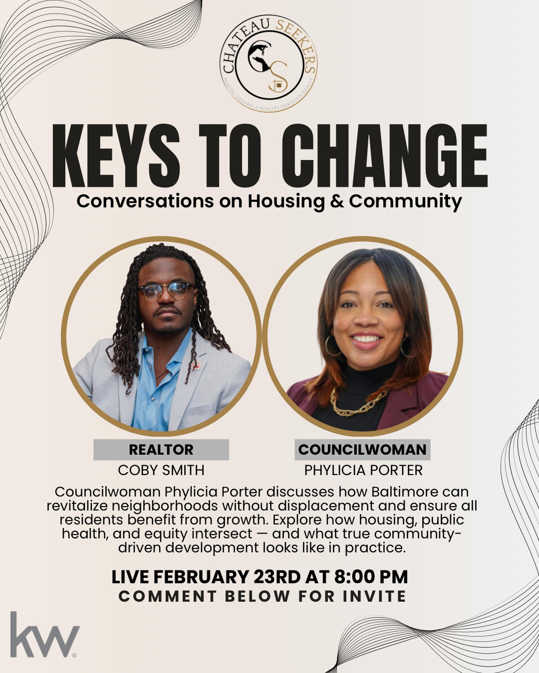 BALTIMORE’S HOUSING FUTURE TAKES CENTER STAGE IN “KEYS TO CHANGE” INTERVIEW WITH COUNCILWOMAN PHYLICIA PORTER