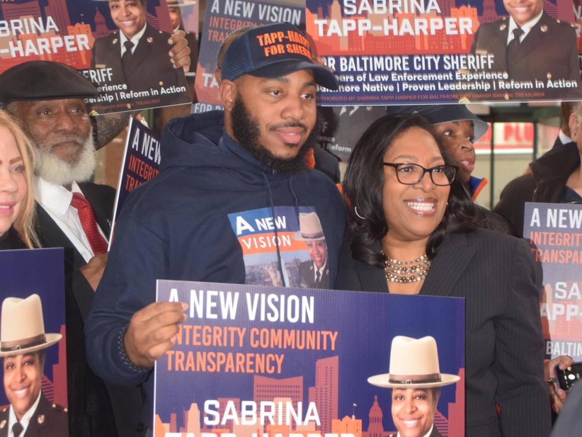 Sabrina Tapp-Harper Officially Files for Baltimore City Sheriff Campaign
