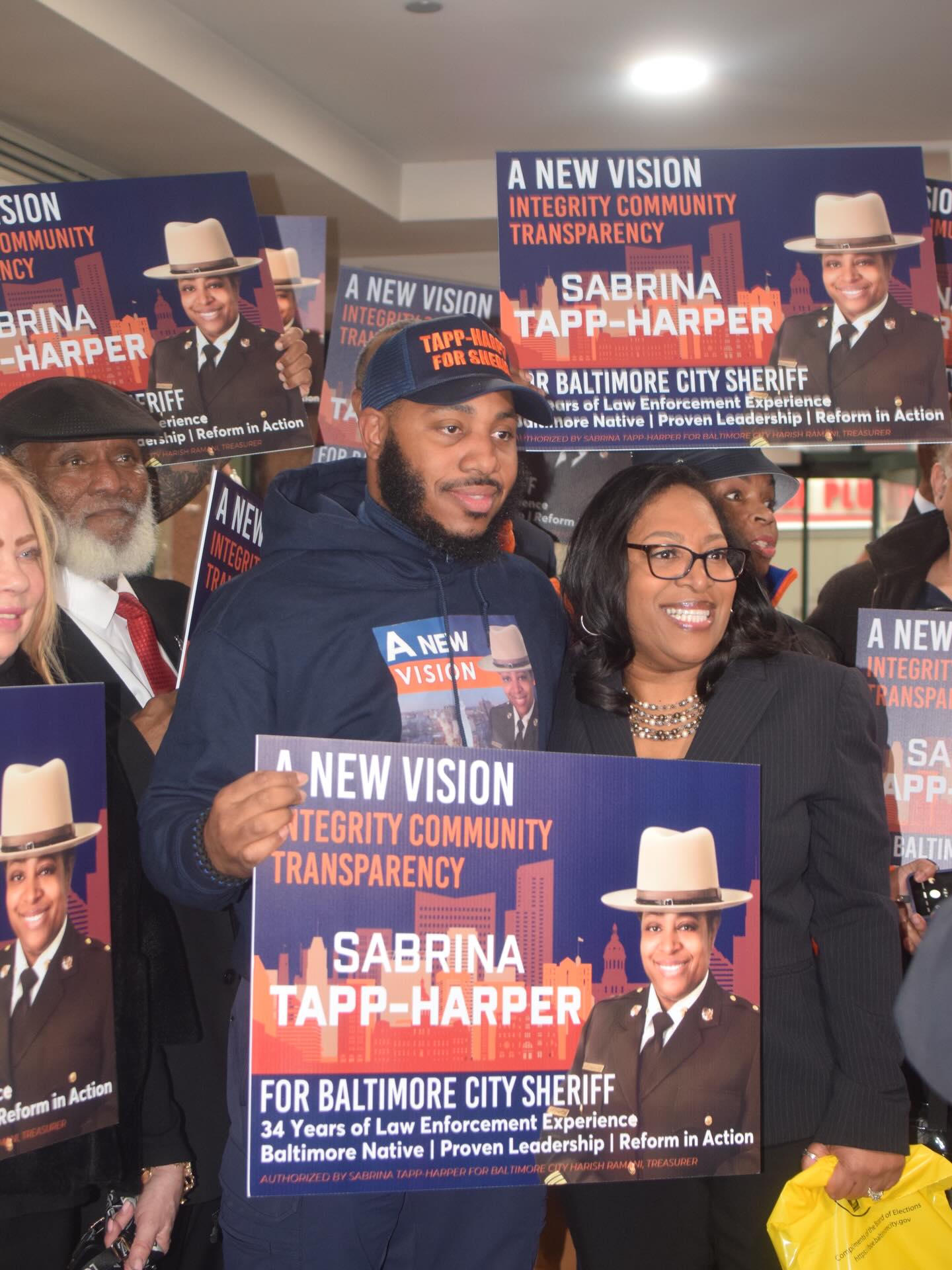 Sabrina Tapp-Harper Officially Files for Baltimore City Sheriff Campaign