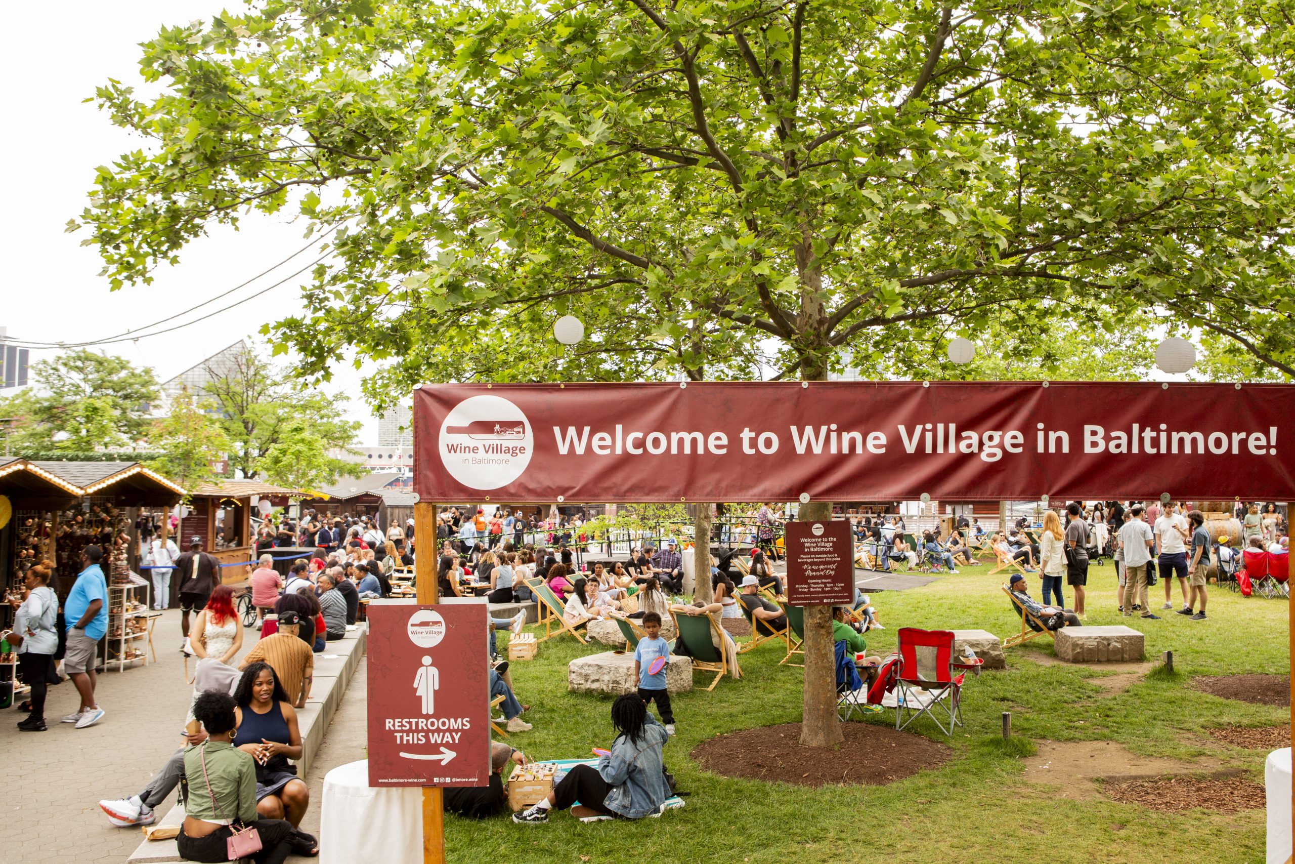 Wine Village Returns to Baltimore’s Inner Harbor with Expanded Food, Drinks, and Entertainment