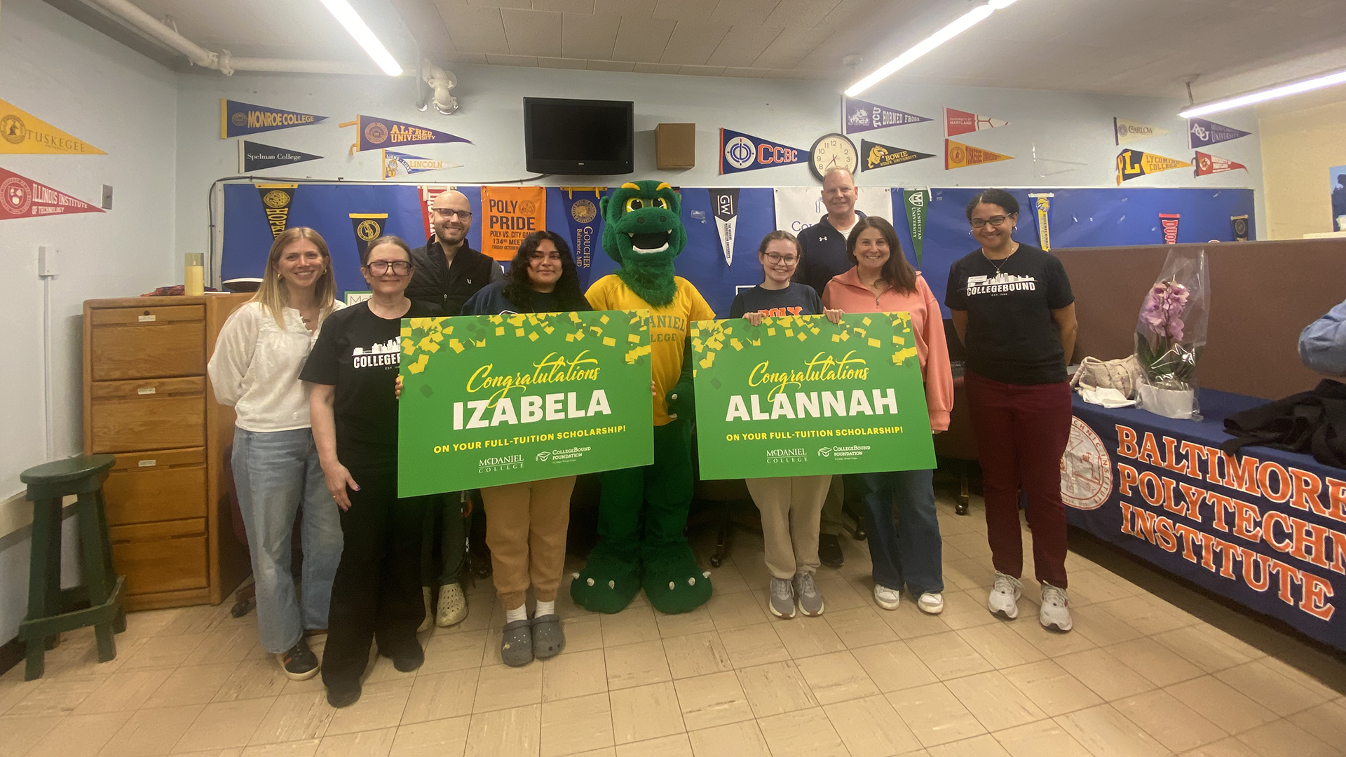 Baltimore City high school seniors surprised with full-tuition scholarships to McDaniel College 