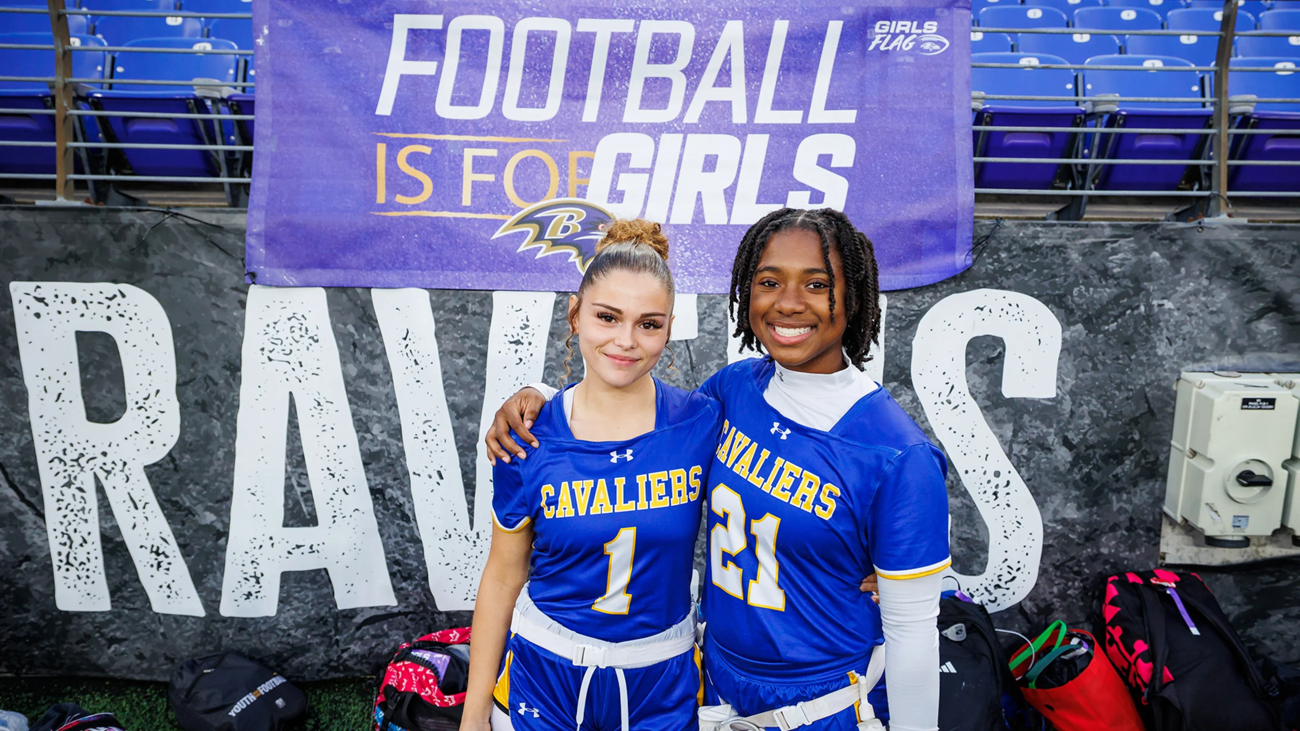 Ravens, Under Armour Expand Girls Flag Football Initiative Across Maryland