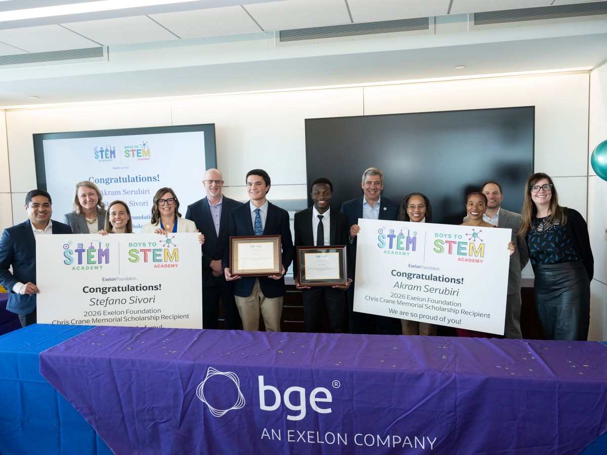 Exelon Surprises Baltimore Students with Full-Ride Scholarships